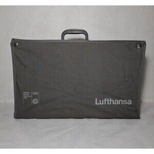 Vintage Lufthansa Crew Pilot Folding Suitcase, 1972 Munich Olympics (Rare Find)